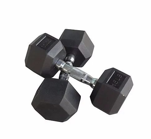 UL-D001 Rubber hex dumbbell