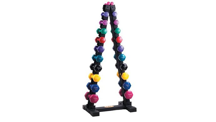 UL-D028 Vinyl dumbbell Rack(10 pairs)